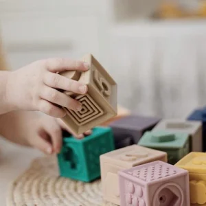 Silicone building block set