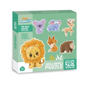 Puzzle 39 piece - Jungle Animals